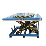 6000 Lb Hydraulic Stationary Electric Lift Scissor Lift Tables With Turntable