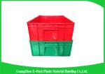 Top Plastic Solid Stacking Storage Bins , Agriculture Large Plastic Storage