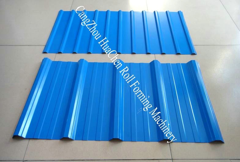 Automatic Double Layer Roll Forming Machine Roofing Sheet PLC Frequency Control