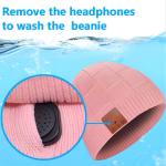 Wrieless Headphones Bluetooth Beanie Hat Music Listening Warm Windproof