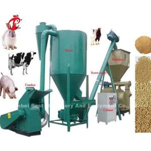 Wholesale Hammer Feed Mill Machine With Crusher And Mixer For Poultry Animal Farm 220V 6KW Ada from china suppliers