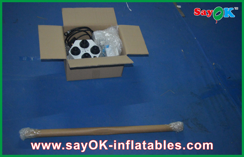 Stand White Inflatable Lighting Decoration Air Balloons For Advertising Of Business
