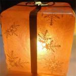 Handmade Transparent Resin Gift Boxes 25*25*30CM