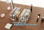 Travel Organizer Mini Cosmetics Clear Pvc Zipper Bag With Handles, vinyl pvc