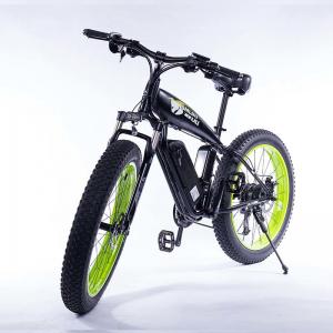 Wholesale Green Wide Tire Snow Beach Cruiser Electric Bike 26 Inch Wear Resistant from china suppliers