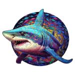 Unisex Wooden Puzzle Brain Teasers Toy Colorful 3D Jigsaw Game for Kids'