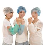 Dust Proof Bouffant Clip Cap For Restaurant , Disposable Painters Caps ISO