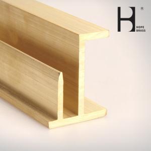 Wholesale OEM Aging Resistant Brass Extrusion Sections For Interior Environments from china suppliers