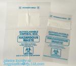 BioHazard Zip Lock Medical Specimen Bags, LDPE Biohazard Specimen Zip lockkk Bag