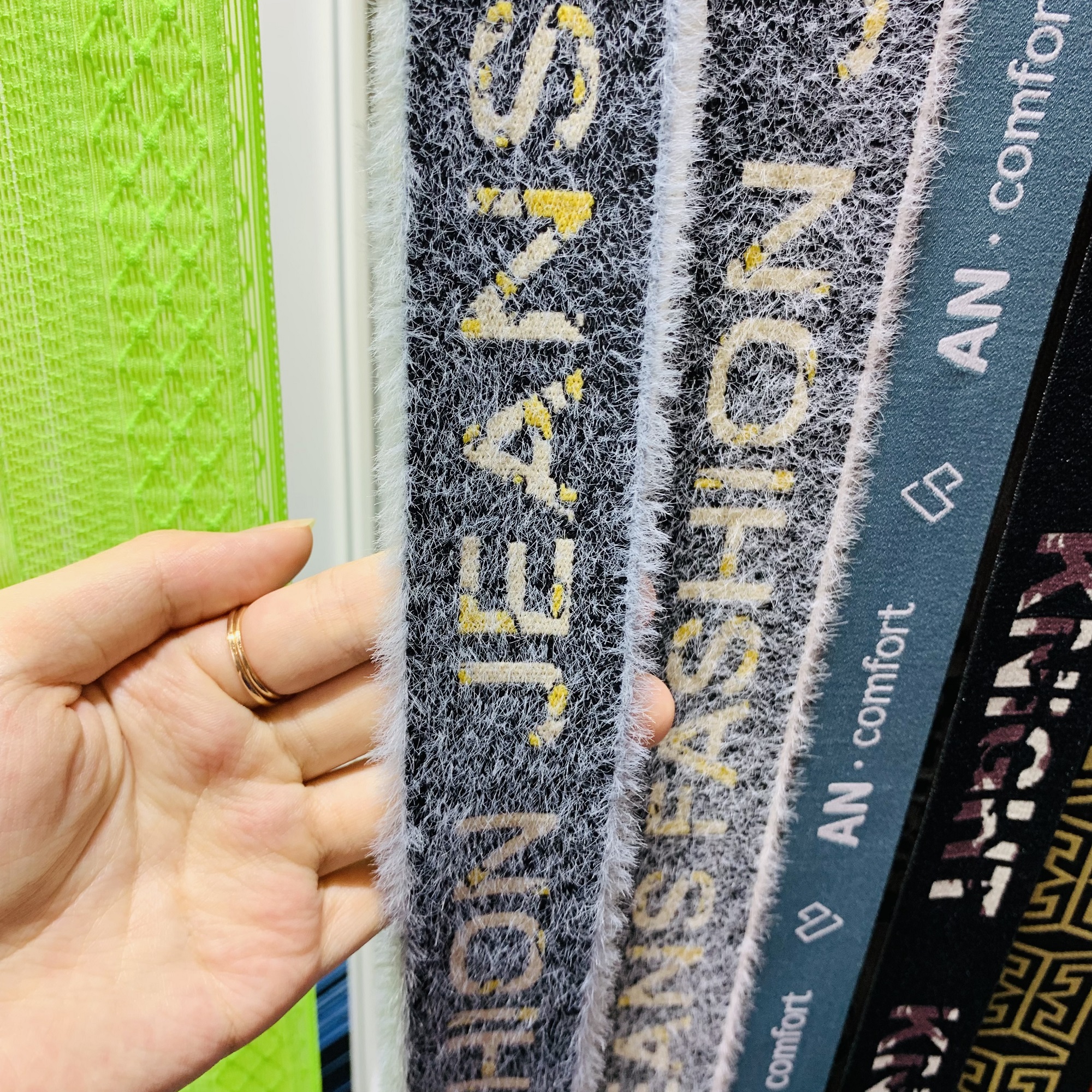 Printing Knitted Polyester Nylon Webbing Jacquard Webbing for Underwear