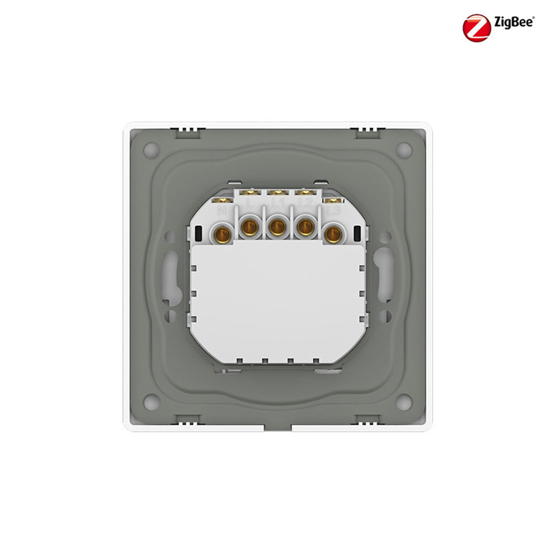 No Neutral ZigBee 16A EU 3 Gang Mouse-click Button Switch