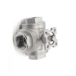 Stainless Steel 3 Way Valve and Actuator T Type Full Port High Platform for
