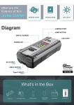 12v 20000mah Lithium Battery Car Jump Starter 3000a Peak Current for Passenger