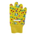 Colorfull Children's Gardening Flower Pattern Gloves with Anti-slip PVC Dots