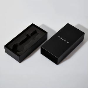 Wholesale Custom Luxury Logo Printed Black Cardboard Gift Paper Box Women / Men Watch Box With Sponge Tray from china suppliers