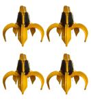 Heavy Duty Construction Excavator Orange Peel Grapple With 4 Fingers