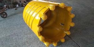 Wholesale Brand New 1500mm Rock Core Barrel , Drilling Bucket With 12pcs Roller Bit from china suppliers