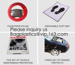 Disposable 5 in 1 car clean kit Seat Covers Dust-Proof Car Cover Spare Tyre