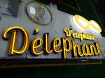 Orange 23mm Neon Rope Light Sign / Aluminum Custom Logo Neon Sign