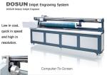 Textile Industrial Digital Rotary Inkjet Engraver , Computer-to-screen Inkjet