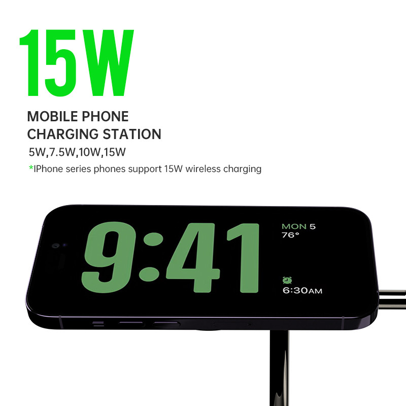 T256 Multi-functional Wireless Charger Support Apple & Samsung Devices