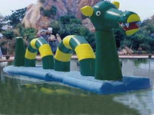 Wholesale Giant Green Dragon Obstacle Course, Inflatable Water Challenge sports from china suppliers