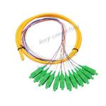 1 Core FTTH Sc UPC G657 G652 Simplex Fiber Optic Patch Cord Breakout Cable 72