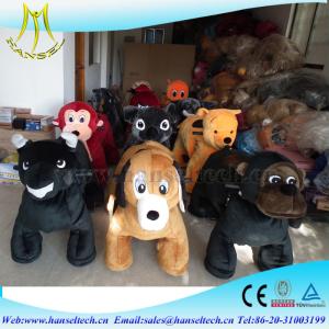 Wholesale Hansel kiddie rides for hire coin operated car kids ride on car moving horse toys for kids plush animal electric scooter from china suppliers