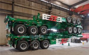 Wholesale 3 Axles 40ft Skeletal Semi Trailer With 12R22.5 Tubeless Tires from china suppliers