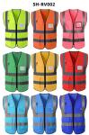 Knitted Fabric Construction Custom Safety Vest High Visibility Jacket Clothing