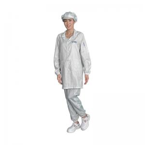 Wholesale esd Manufacture Washable Polyester Esd Fabric Garments esd Coverall Anti-static Antistatic Cleanroom Apparel from china suppliers