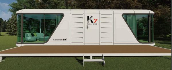 Luxury Facilities Container Capsule House With Galvanized Steel Plate Shell