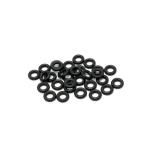 Black Silicone Raw Material Compression Molding Technology Rubber O Rings Seals