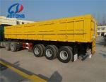 Semi-Trailer Side Dump Truck with Tri Axle Hydraulic Cylinder Axle/Size Optional