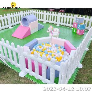Wholesale New design area soft play for kids indoor inflatable white bounce house from china suppliers