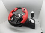 Foot Pedal Video Game Steering Wheel Dual Vibration 2 Meter Cable For PC PC360