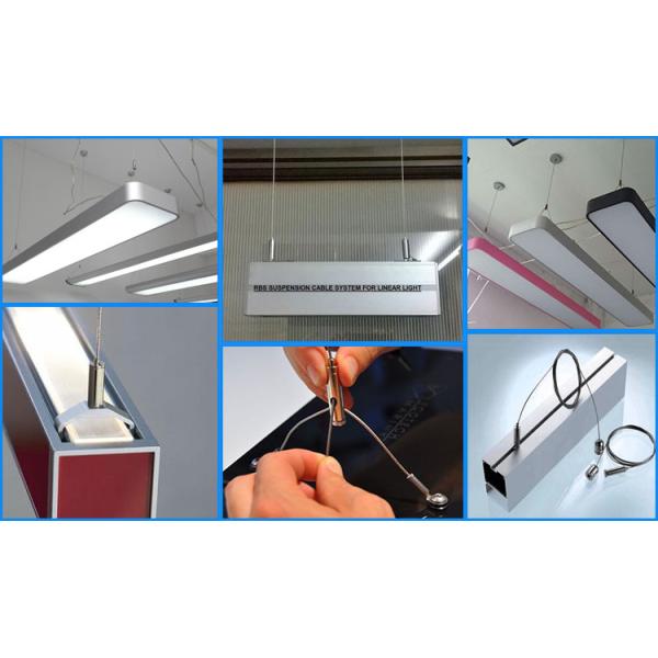 Stainless Steel LED Lighting Suspension Kit for Panel Lights