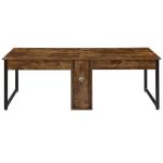 MDF Desktop Home Office 2 Person Workstation Desk 68.35lbs Weight
