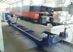 50HZ Single Wall Plastic Pipe Extrusion Line , PE Corrugated Drain Pipe