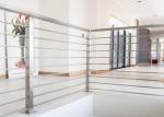 Indoor Stainless Steel Railing With Powder Coating / Spray Paint Surface