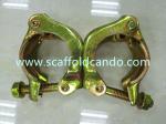 Good quality scaffold forged pressed swivel coupler rotation clamp electro