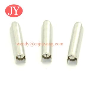 Wholesale Customized design logo metal brass golden drawsting cord end metal aglet shoe lace tipping from china suppliers