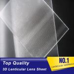 PLASTIC LENTICULAR 25 lpi lenticular sheet plastic PS 3d lenticular lenses for