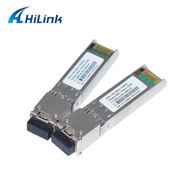 BIDI 10G WDM SMF Optical Transceiver SFP+ 100KM Tx1490nm/Rx1550nm with LC Fiber