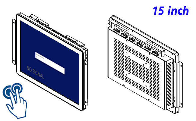 15-Inch Compact Display Unit for Facility Control Panels, Public Information Boards, Warehouse Interfaces, and Logistics Systems