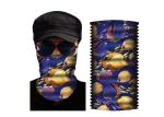 100% Microfiber Polyester Elastic Head Neck Tube Bandanas