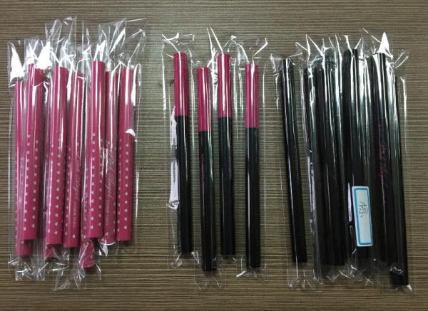 Customized color autorotation eyebrow makeup pencil, custom made eyebrow pencil