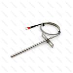 Rectangular Flange PT100 RTD Resistance Temperature Sensor Plug In