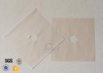 Beige PTFE Coated Fiberglass Fabric Gas Range Stovetop Burner Liner