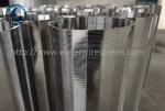 0.08mm Slot Opening Stainless Steel Wedge Wire Screen